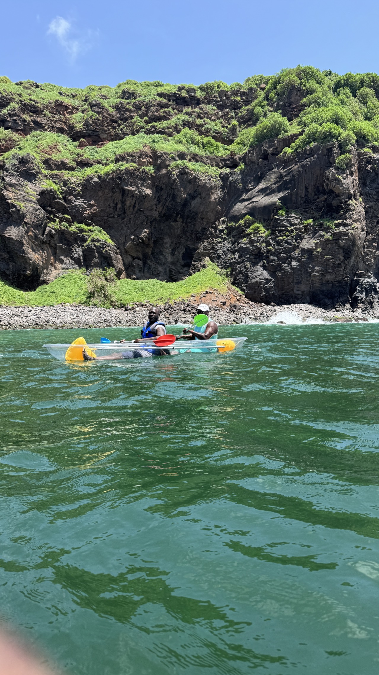 Clear kayak in Ouakam