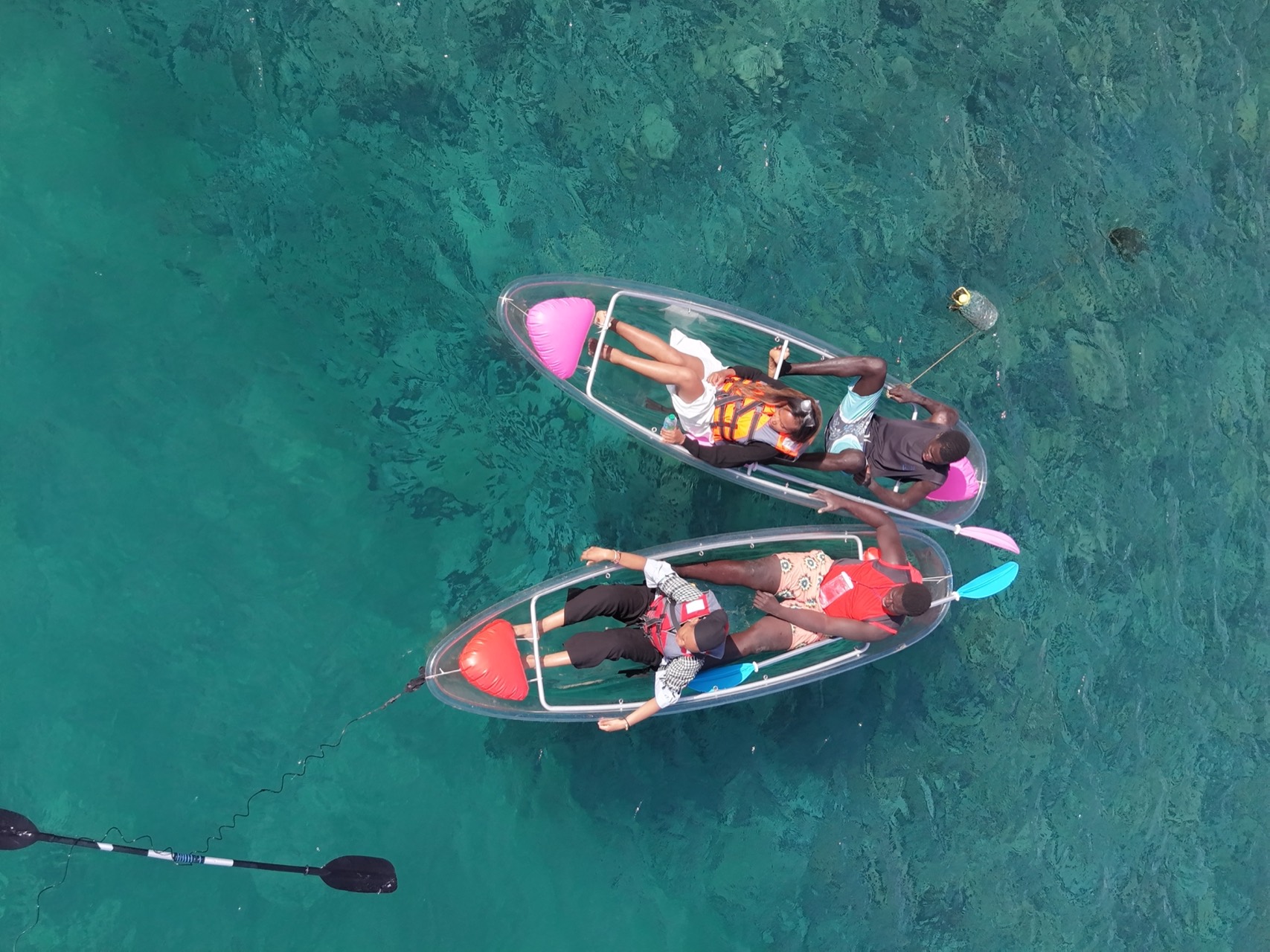 Clear kayak in Ouakam