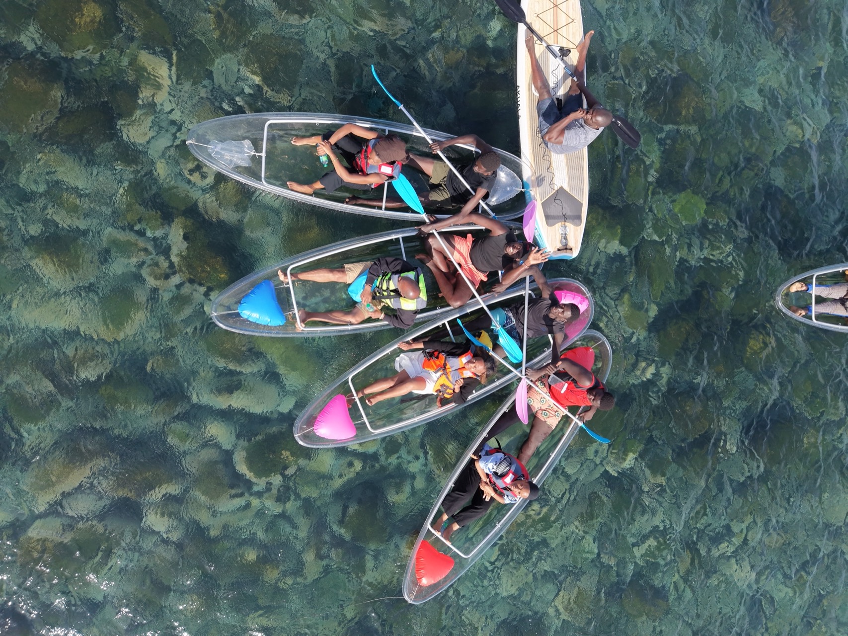 Clear kayak in Ouakam
