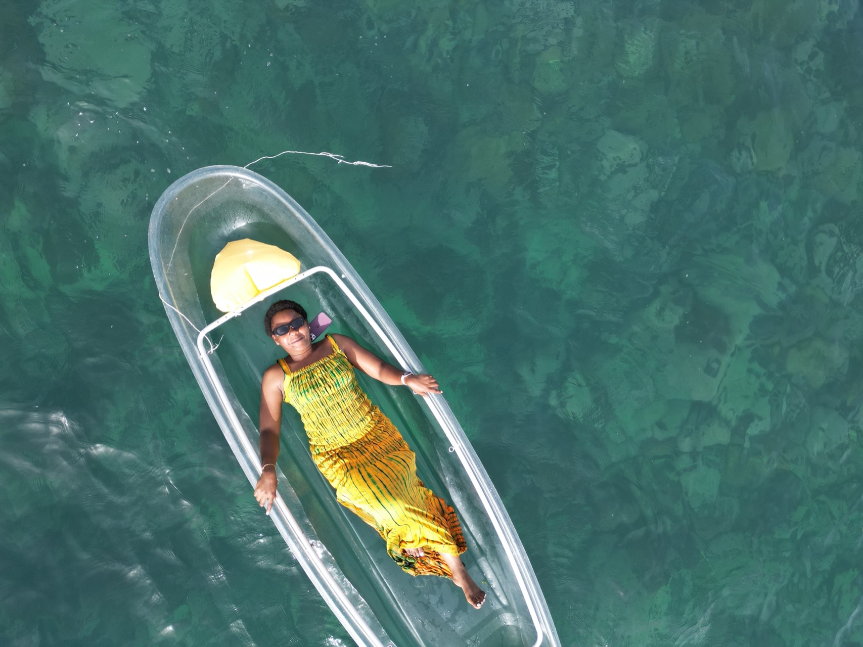 Clear kayak in Ngor