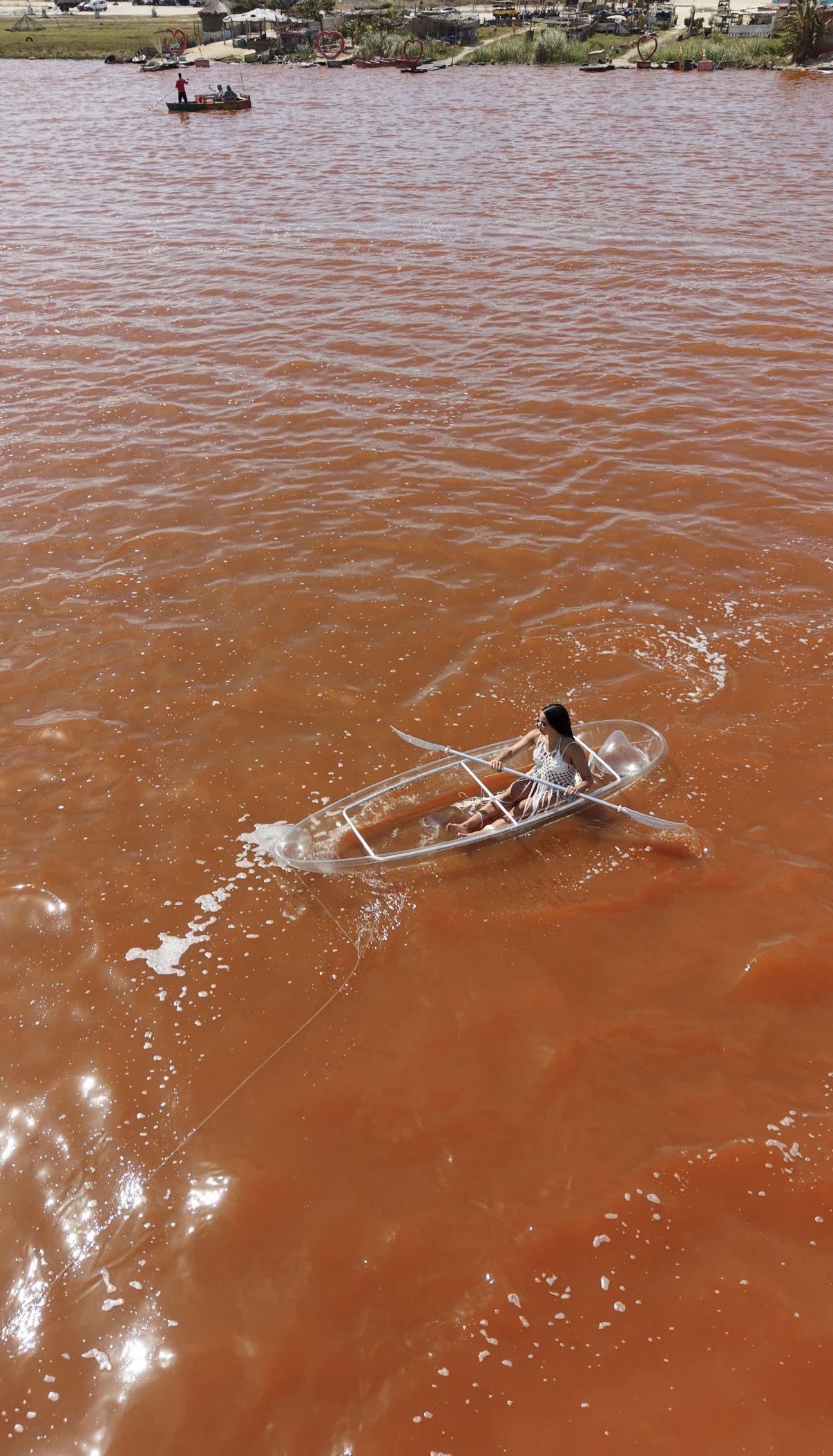 Kayak sur le Lac Rose